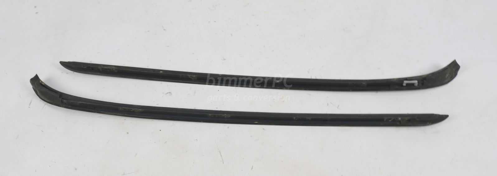 Picture of BMW  Front Windshield Side Trims Drain Guides Decorative Mouldings Left Right Set E90 E91 LCI Late for sale