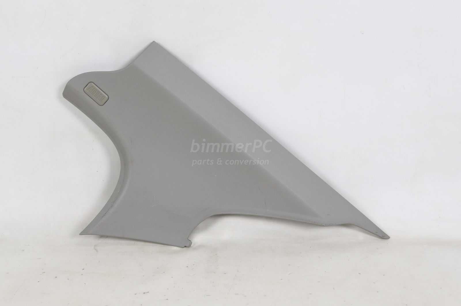 Picture of BMW 51437249668 Rear Right Passengers C Pillar Column Panel Trim Cover Gray Hellgrau E90 LCI for sale