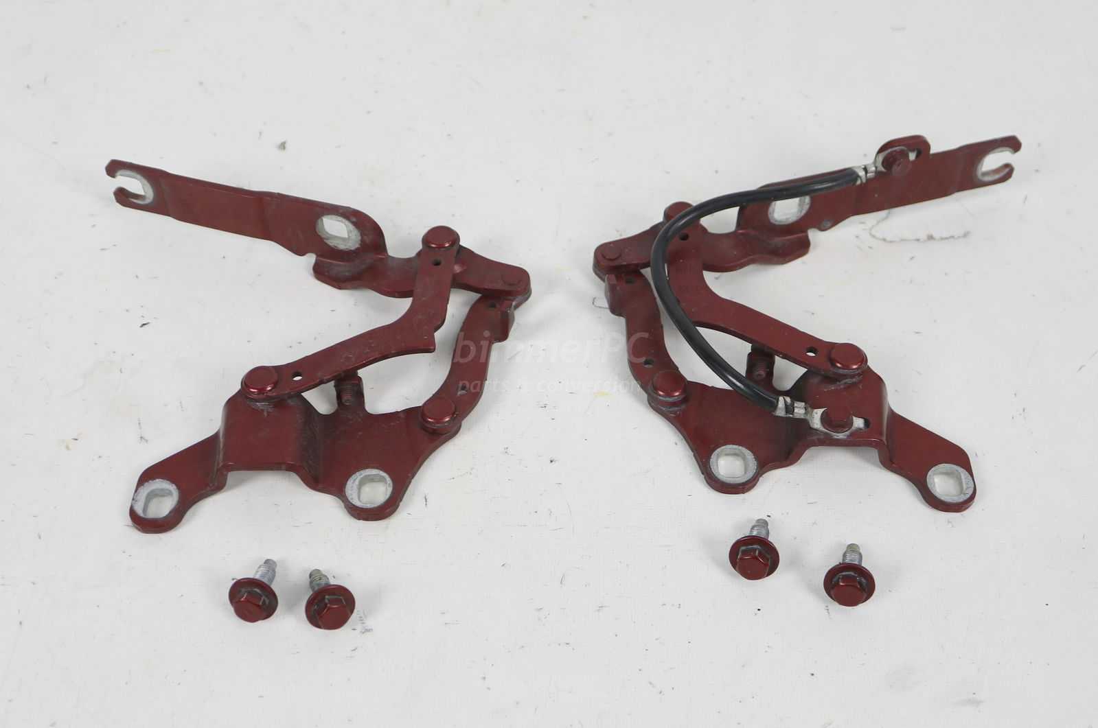 Picture of BMW  Front Hood Hinges Mounting Arms Brackets Left Right Set Pair E90 E91 E92 E93 for sale