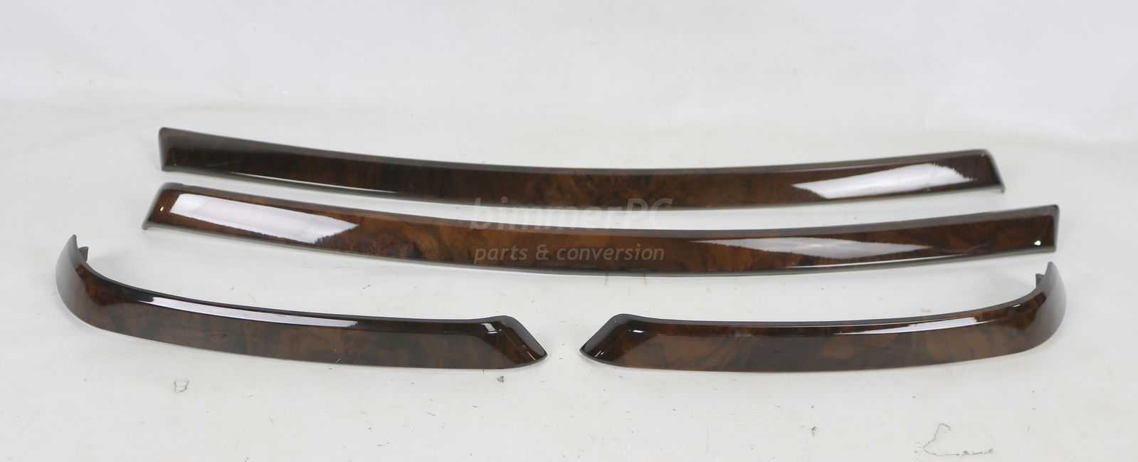 Picture of BMW 51419173688 Door Panels Side Wood Trims Set Burr Walnut E90 E91 LCI Late for sale