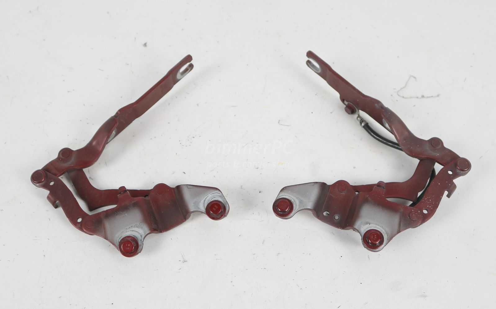 Picture of BMW  Front Hood Hinges Mounting Arms Brackets Left Right Set Pair E90 E91 E92 E93 for sale