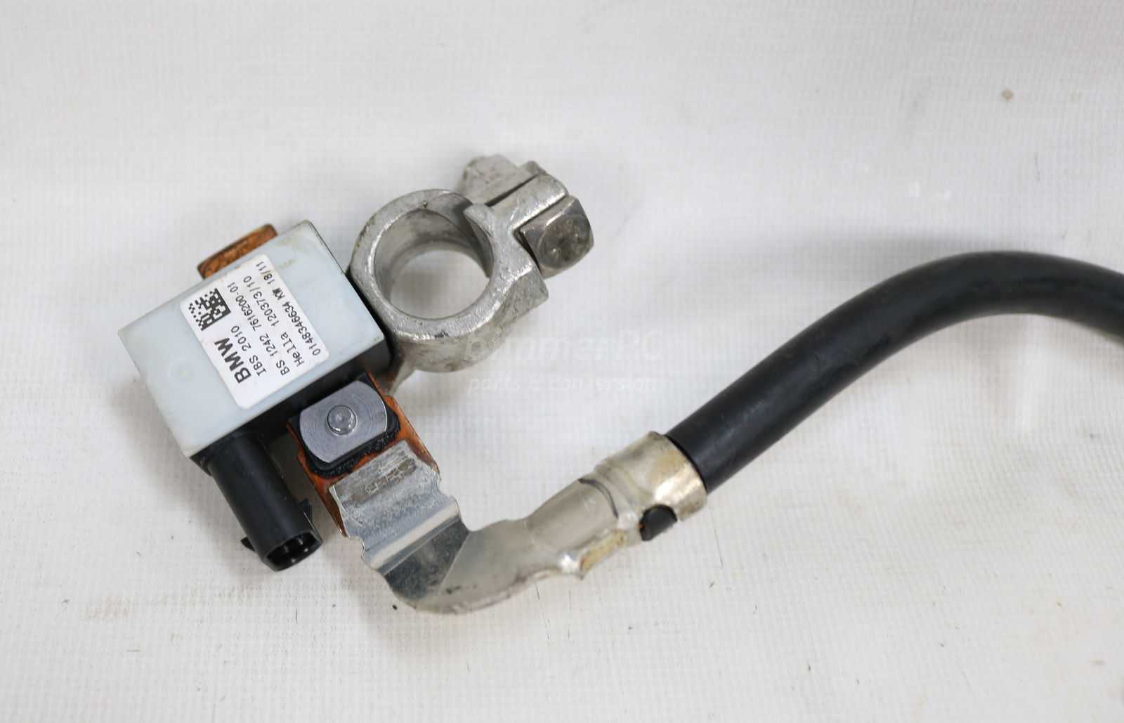 Picture of BMW 61127616200 Battery Grounding Cable Brown Negative Terminal IBS E90 E92 for sale