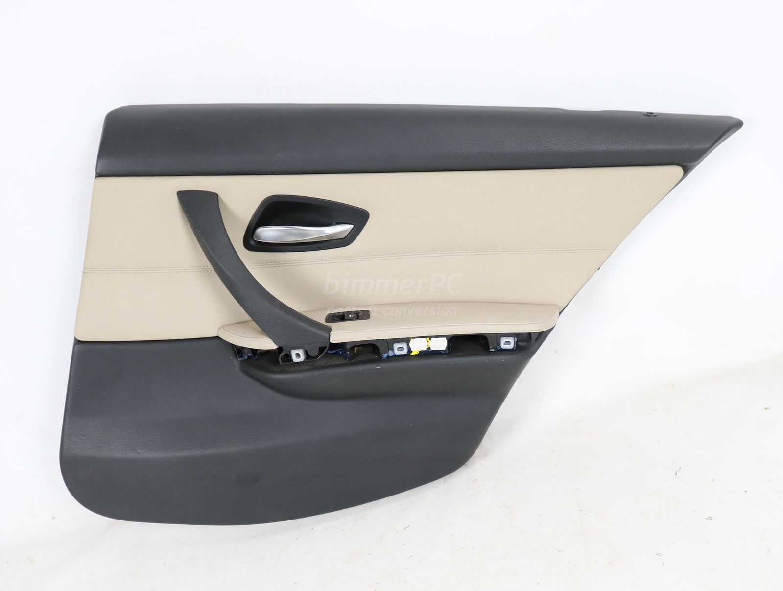 Picture of BMW 51429167912 Right Rear Door Panel Oyster Beige Leather E90 LCI Late Sedan for sale