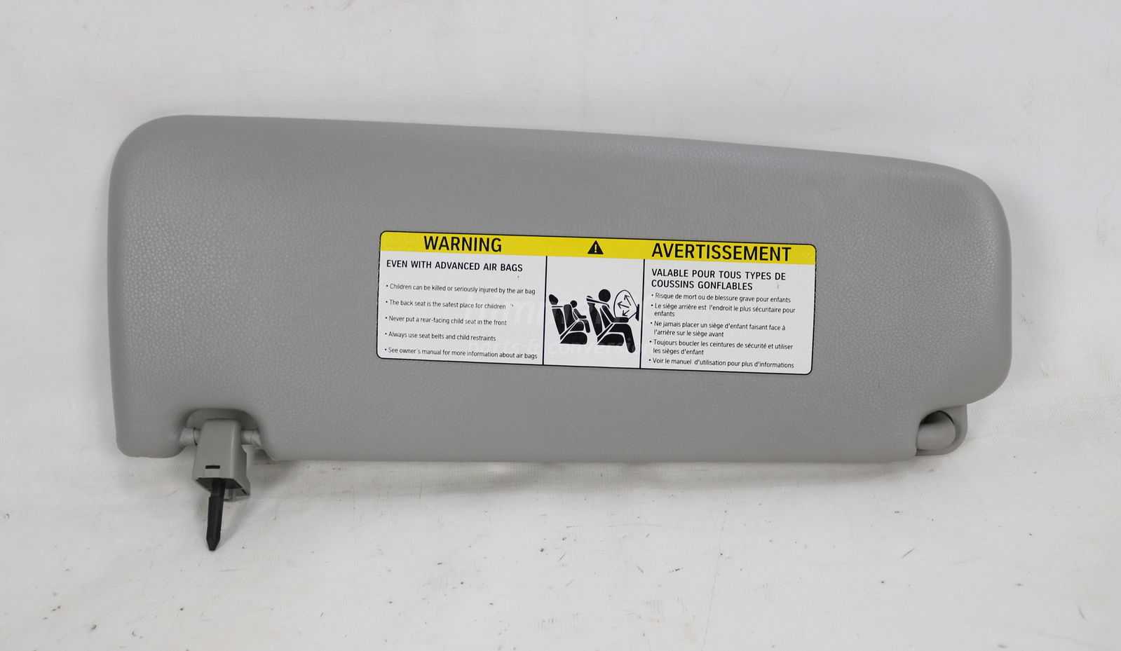 Picture of BMW 51167252054 Passengers Right Sun Visor Blind Shade Gray E91 E90 E84 for sale