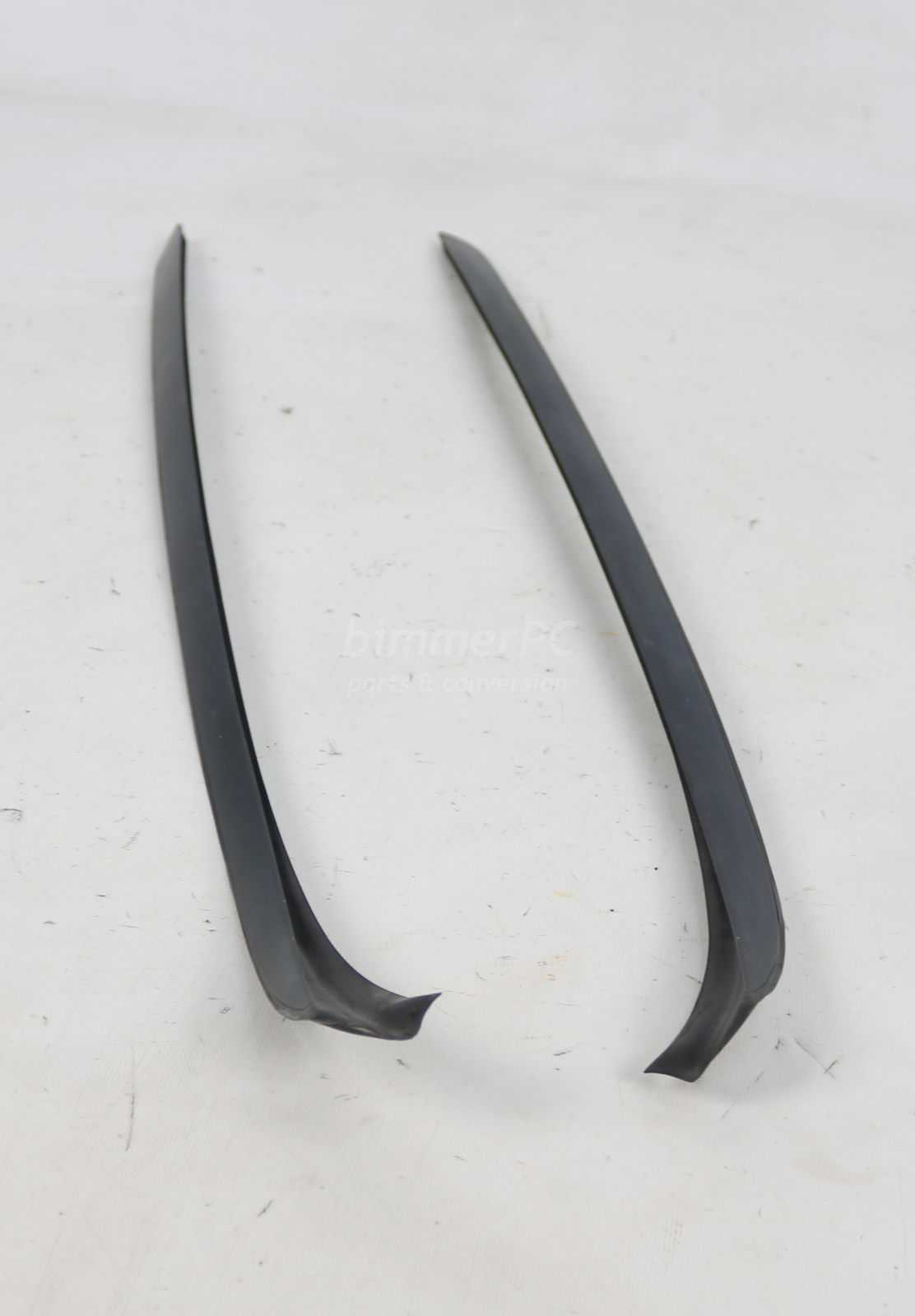 Picture of BMW  Front Windshield Side Trims Drain Guides Decorative Mouldings Left Right Set E90 E91 LCI Late for sale