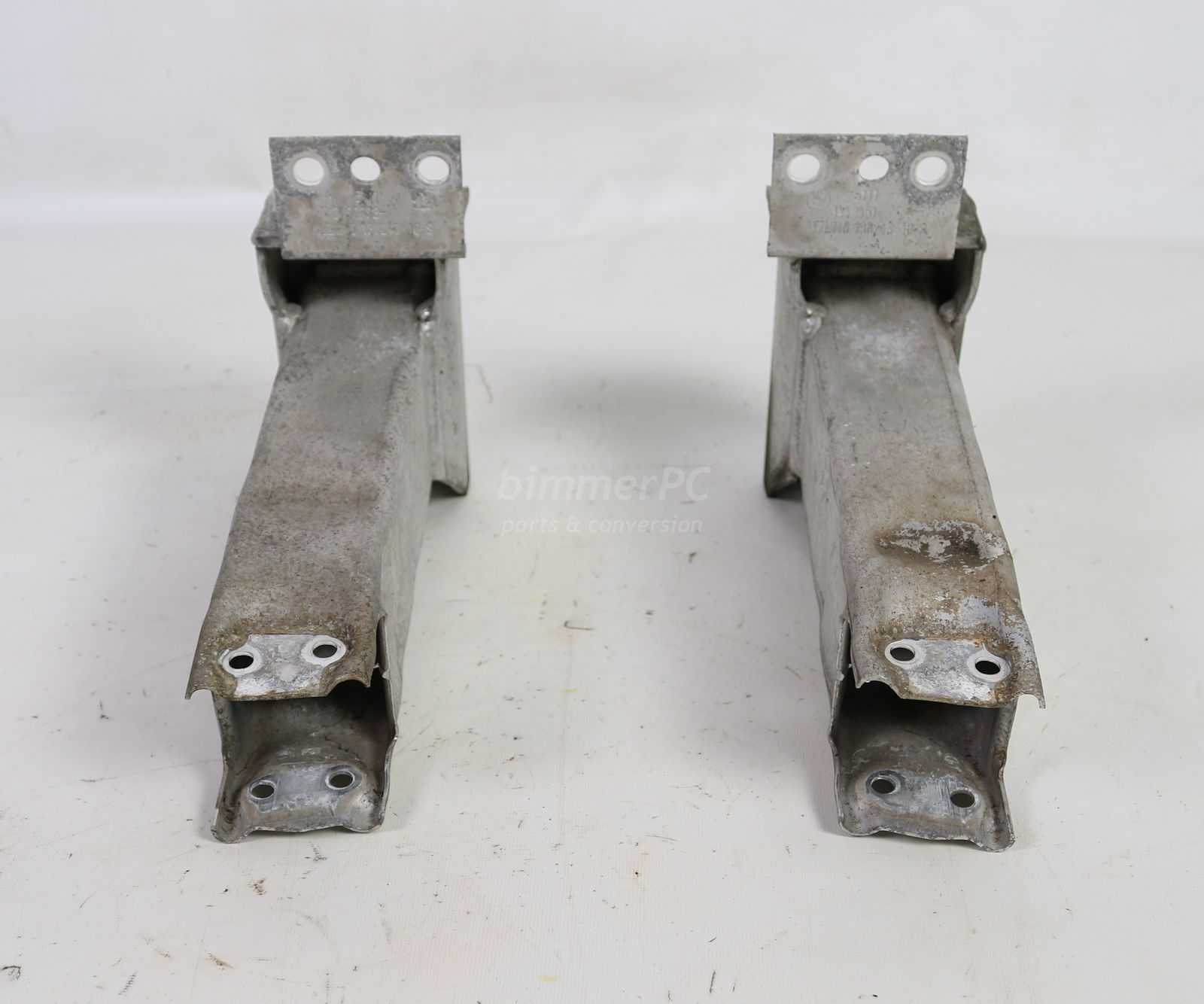Picture of BMW 51113419957 Front Bumper Radiator Core Mounting Brackets Frame Horns Left Right Set E83 for sale