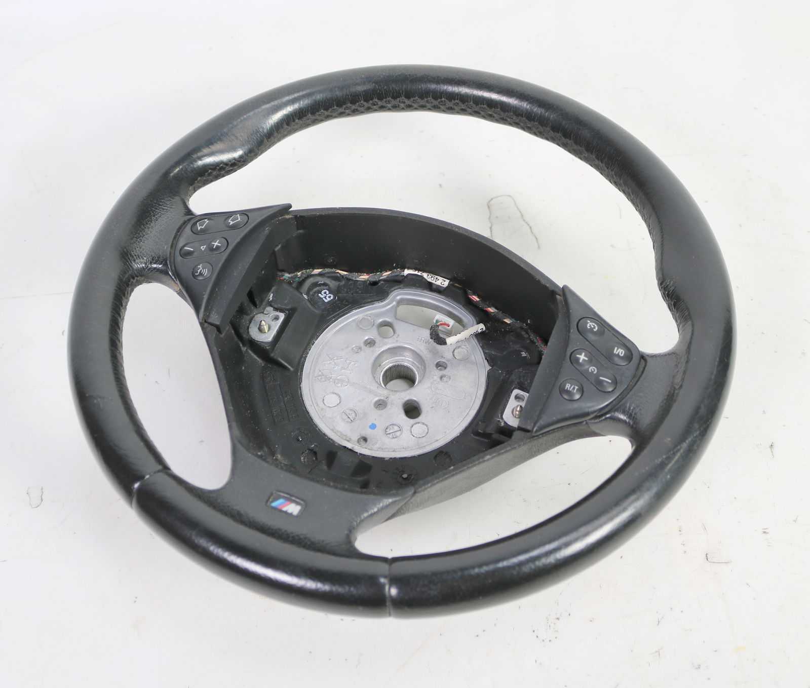 Picture of BMW 32342229102 Leather M Sport Steering Wheel Three Spoke 379mm E38 E39 2000-2001 for sale